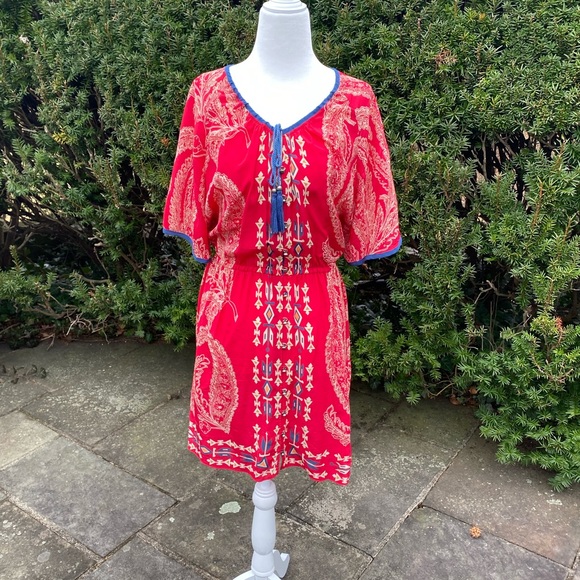 Tracy Reese Dresses & Skirts - TRACY REESE**Red Silk Dress**Petite $298